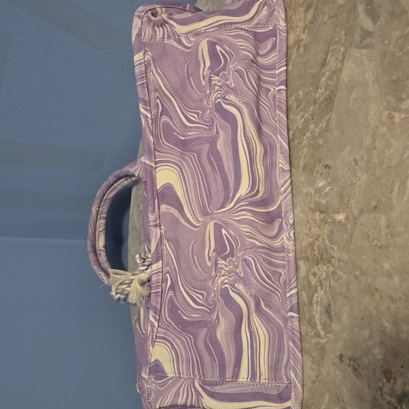 Vince Camuto Orla Lavender Haze Swirl Large Tote Bag with Tassel NWT - Picture 9 of 12